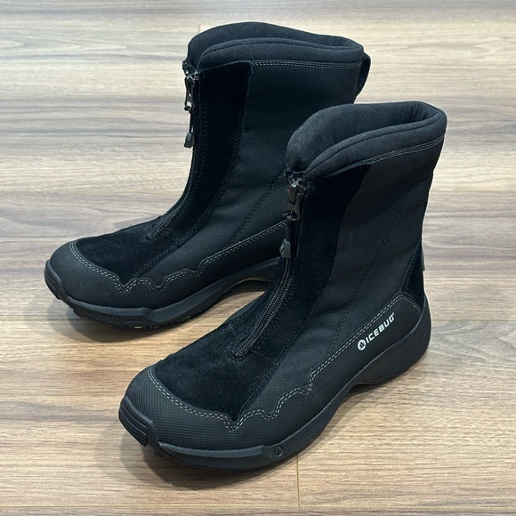Icebug Ivalo 2 BUGrip Boots in Black Size 9 - Picture 1 of 13